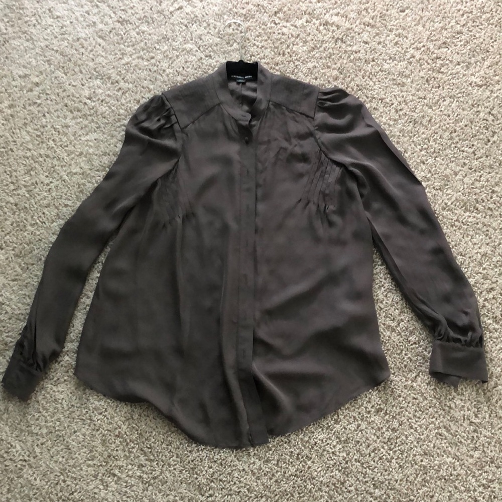 Alexander Wang Brown Blouse